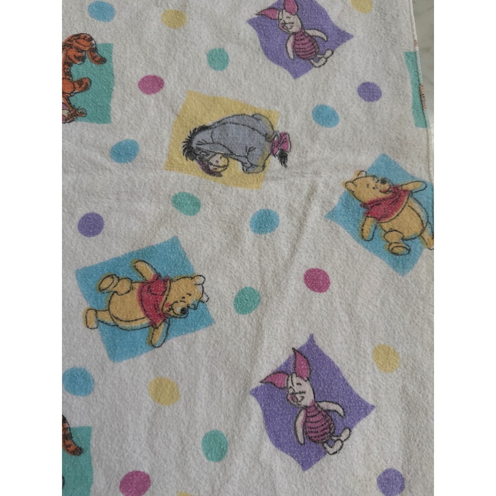Disney Winnie the Pooh Tigger Eeyore Piglet Fleece Baby Receiving Blanket